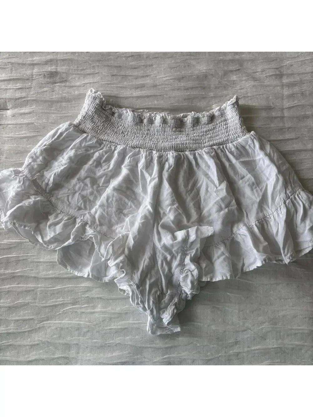 Women's White Shorts